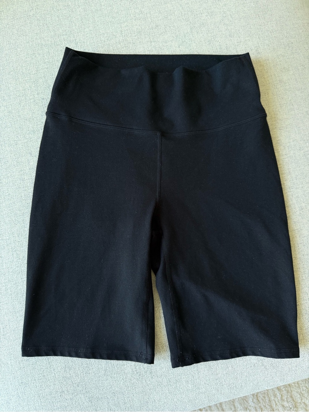 Fabletics Black High-Waist Bike Shorts